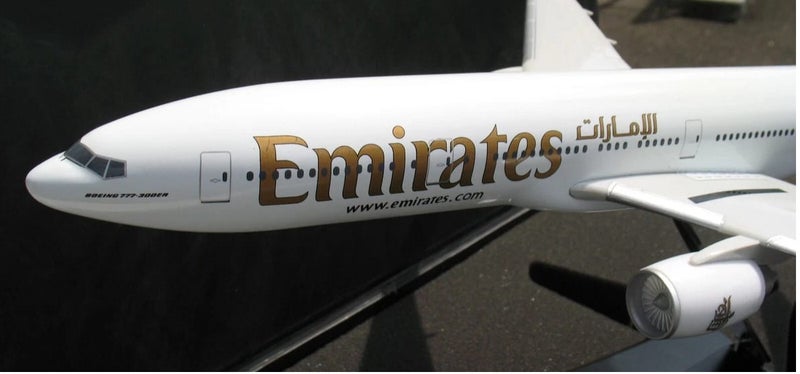 Emirates Air Emirates 47cm UAE  Aircraft Model Plane Model Diecast Resin Model Airplanes Collection Display Gifts - Image 4